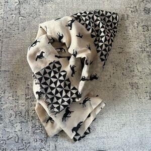 Anthropologie Horse Scarf